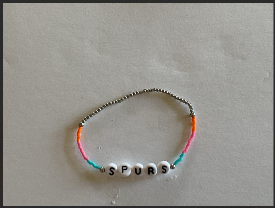 Spurs Fiesta Letter Bracelet (Limited time only)